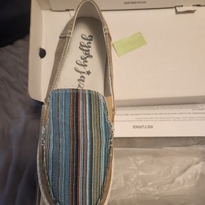 Gypsy jazz canvas shoes